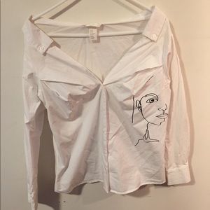 Off the shoulder H&M top